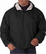 Fleece-Lined Hooded Jacket
