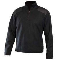 Fleece-Lined Quarter Zip Sweater, by Blauer