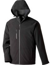 Two-Layer Fleece Bonded Softshell Hooded Jacket, North End