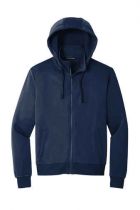 Port Authority Smooth Fleece Mock Neck Hooded Jacket