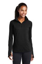 Ladies Stretch 1/4-Zip Pullover