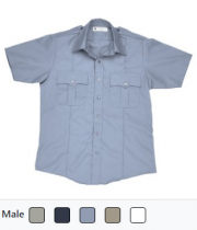 Liberty Short Sleeve Traditional Uniform Shirt- Poly/ Cotton