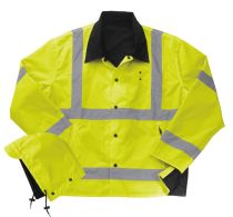 ANSI 3 Reversible Hi Visibility Rainjacket 30" Long