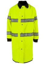48" Reversible Raincoat w/ Hood, ANSI Class 3