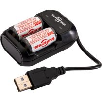 123A Rechargeable Batteries w/Charger - KIT