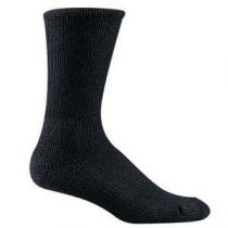 Black #207A 100% Nylon Crew Sock