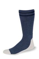 Health Sock, Cushioned, Blue with Navy Stripes by Pro Feet