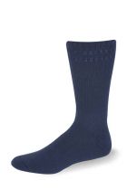 Support Crew Sock, Blue with Navy Stripes, Pro Feet