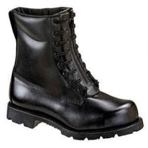 8" Front Zip Oblique Toe Station Boot Safety Toe
