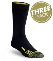 Cotton 9" Duty Socks 3-Pack, by First Tactical