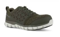 Womens Reebok Sublite Cushion Composite Toe Work Shoe, Olive Green