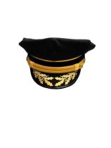 PFD Deputy Commissioner Cap, Complete Uniform Hat, WHITE & NAVY