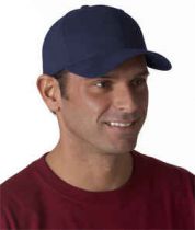 Yupoong Baseball Cap- Brushed Cotton Twill with Velcro