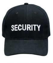 White/Black Security Supreme Low Profile Insignia Cap