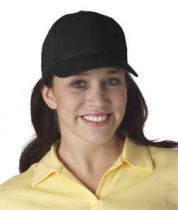 Adult Classic Cotton Hat, Twill Cap, Velcro Closure, 6 Panel