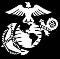 Marines Military Vinyl Window Decal