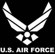 US Air Force Military Vinyl Window Decal