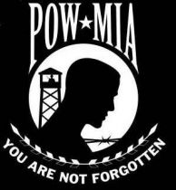 POW/MIA Vinyl Window Decal