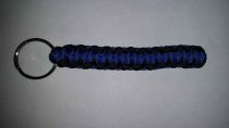 Royal Blue/Black Paracord Key FOB