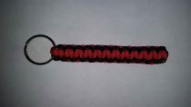 Red/Black Paracord Key FOB