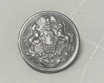 Gun Metal PA State Seal Small Button