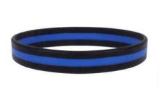 Thin Blue Line Wristband