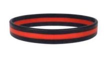 Thin Red Line Wristband