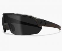 Edge Arc Light Sunglasses, Black Frame, Polarized Smoke Vapor Shield Lens