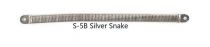 Silver Snake Band for Uniform Cap