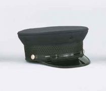 Navy Bell Crown, Ventilated Mesh Braid, Mesh Band