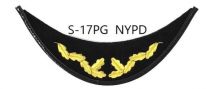 N.Y.P.D. PERMAGOLD Visor