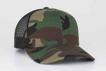 Trucker Mesh Snap Back Camo 6 Panel Baseball Hat