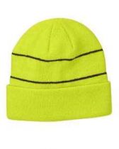 Reflective Beanie Neon Green