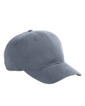 Big Accessories 6 Panel Structured Twill Baseball Cap with Buckle Closure