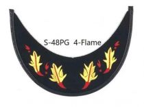 4 Flame PERMAGOLD Visor, Embroidered Visor
