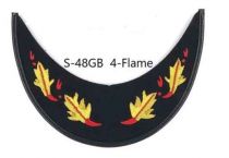 4 Flame GOLD BULLION Visor