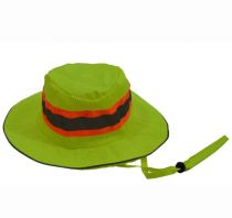 ANSI Lime Yellow Full Brimmed Ranger Style Hat