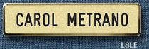 Reeves Nameplate 5/8" X 2-11/16", D-Lux Magnet