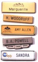 Gold Nametag- 1/2" x 2-1/4"