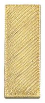 1" Lieutenant Bar- Rough Metal Collar Insginia, Pair