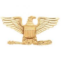 1" Colonel Eagles Collar Pin, Pair