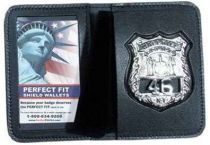 Duty Leather Book Style ID & Badge Case