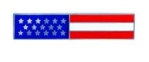American Flag Pin 1-3/4x3/8