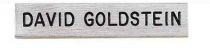 J1 Metal Name Bar 2.5" x 1/2"