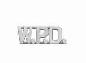 Rhodium 3/8" 3 Cutout Digits, Custom Collar Brass