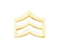 Plain Sergeant Chevrons 3/4"x3/4" PAIR