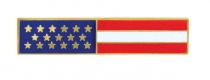 American Flag Pin GOLD 1-3/4"x3/8"