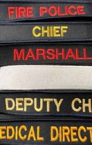 Custom ID Name Strips with Border, Bear Nametape with Embroidered Text