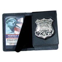 Duty Leather Flip Out Badge & Single ID Case