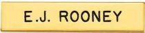 J2 Name Bar 3"x5/8"